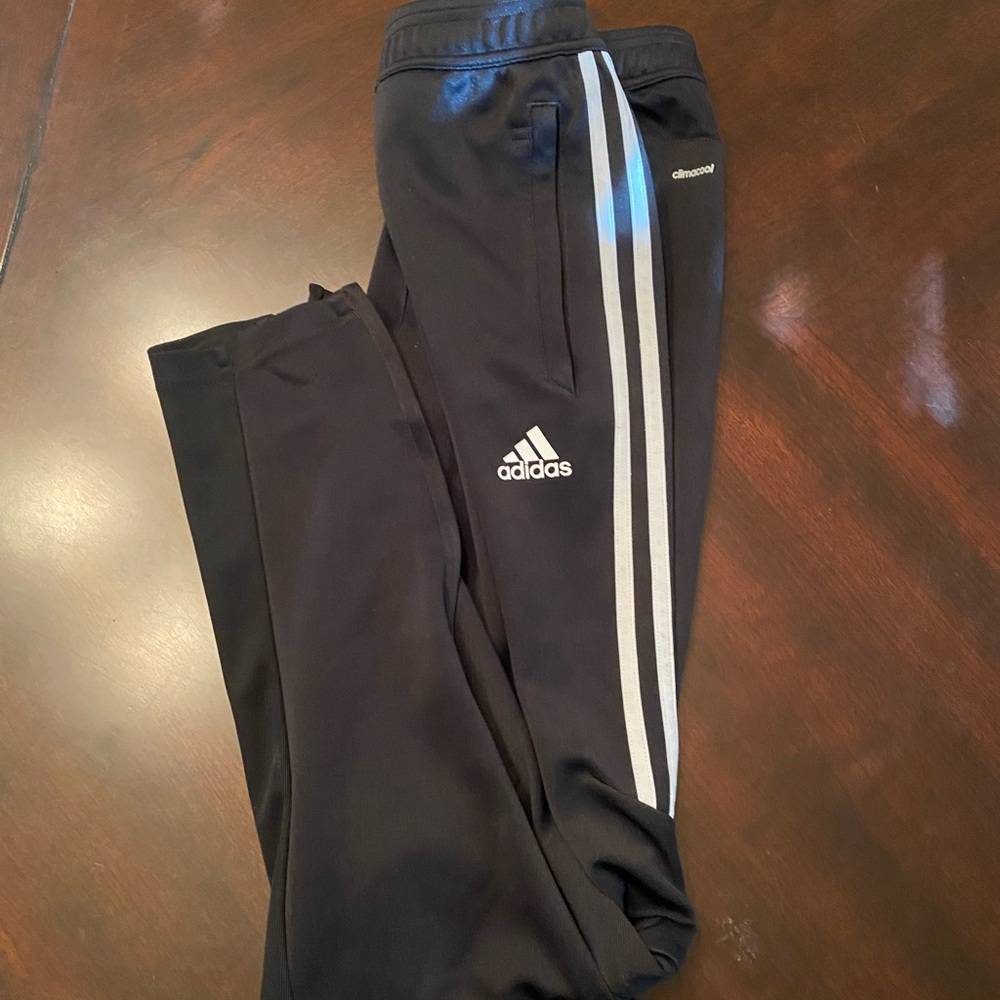 Mens XS Adidas track pants black